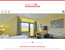 Tablet Screenshot of hotel-morgensonne-buesum.de